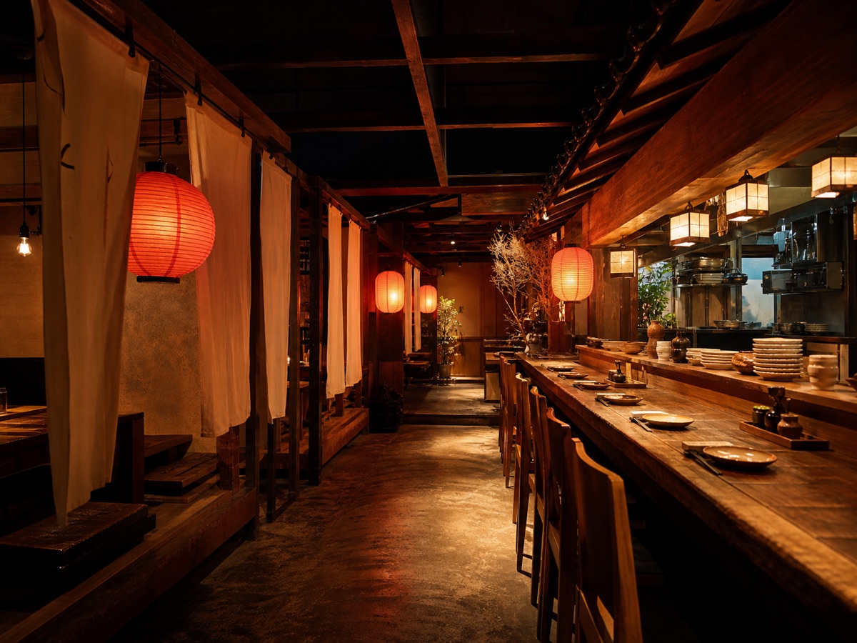 居酒屋の店内